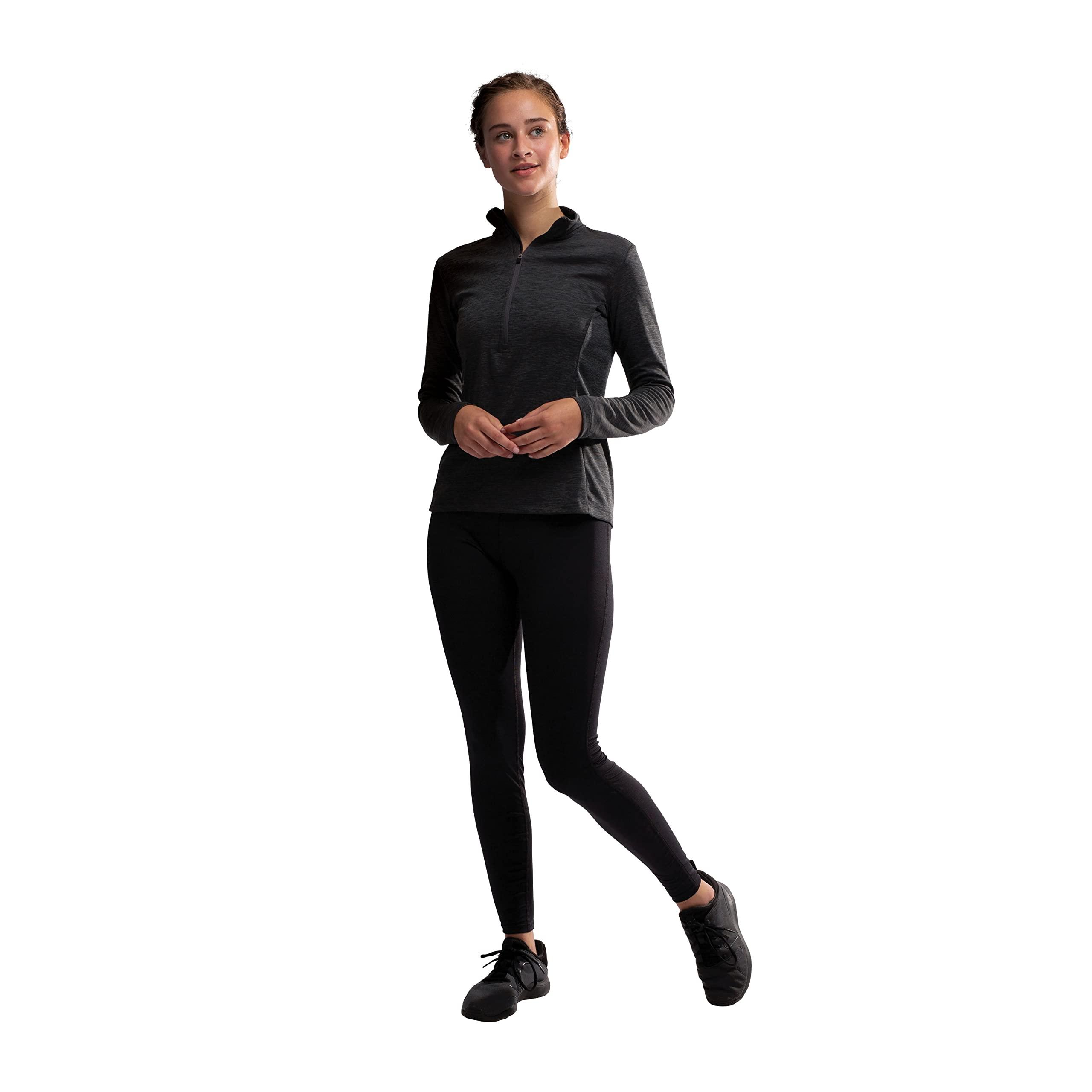 Russell Athletic Russell Athletic Women\'s Lightweight Performance 1/4 Zip Outerwear, Stealth, XXL