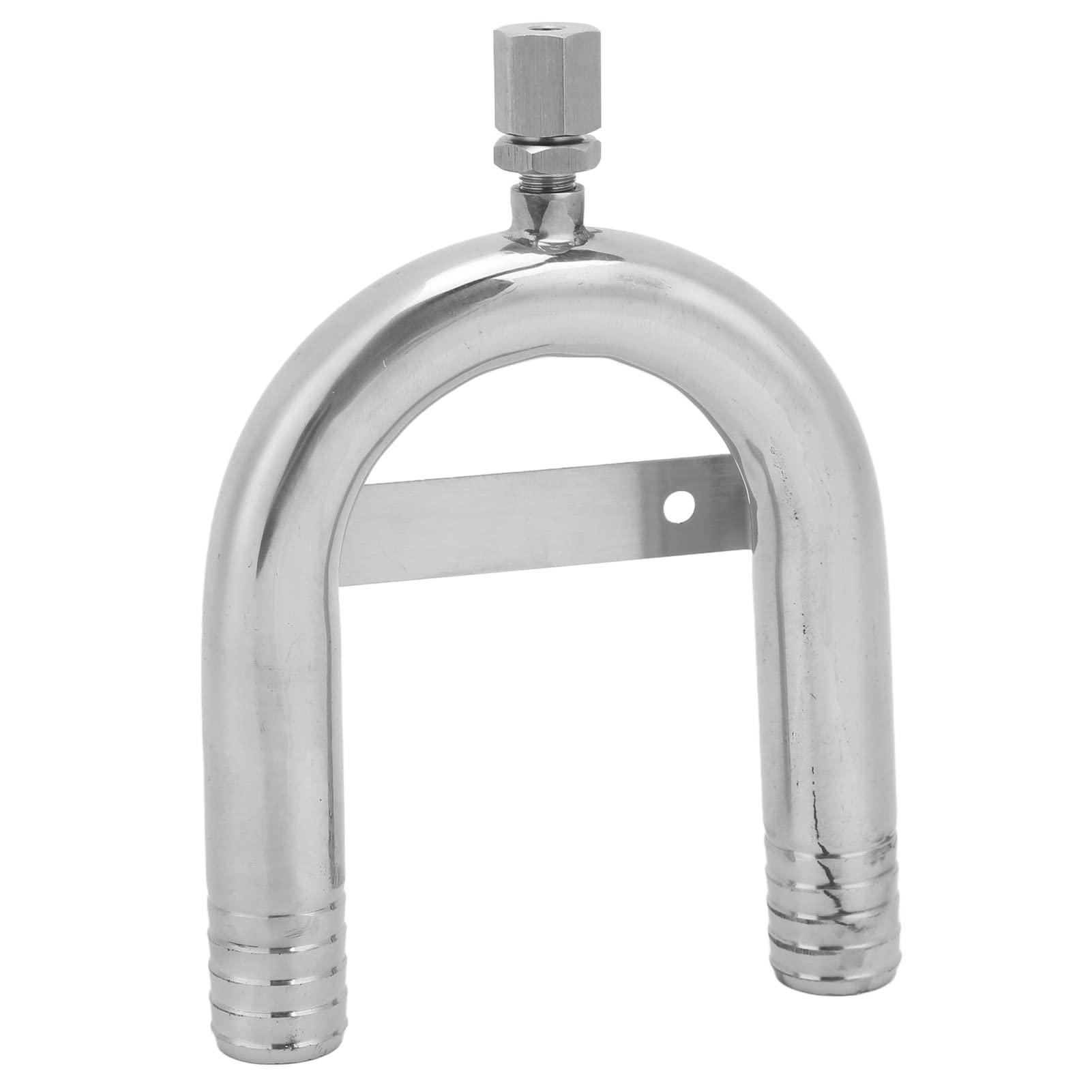 NDNCZDHC NDNCZDHC 25mm Anti Siphon Vented Loop 316 Stainless Steel Vent Loop Valve for Marine RV Yacht Toilet