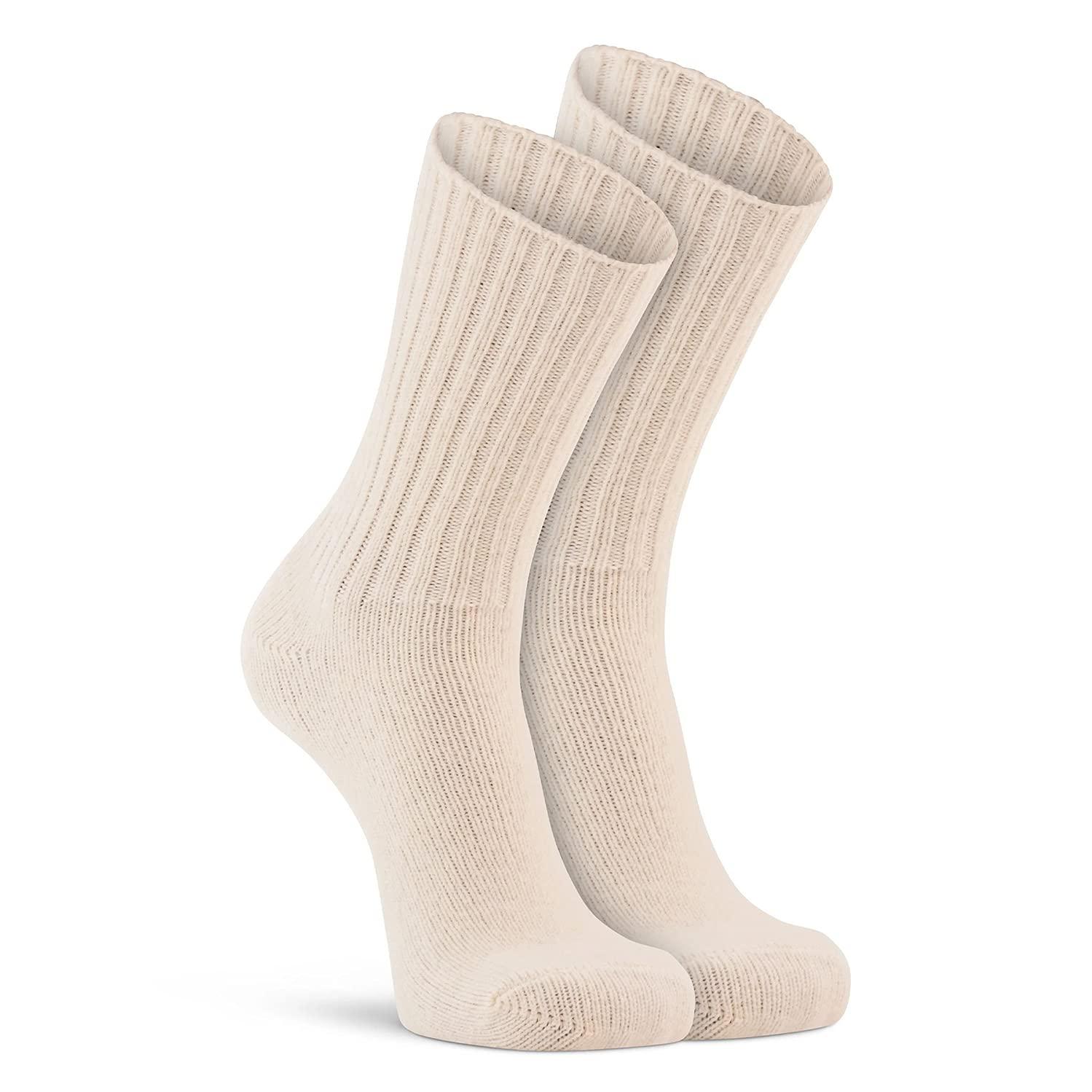 FoxRiver Fox River Classic Wool Crew Sock, Everyday Sock, Easy Care, Shock Absorbing, Comfortable for Outdoor Activities, Natural, Medium