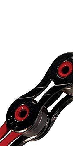 KMC KMC 11-Speed DLC11 Series High-Performance Chain, RED, for Road, Mountain, Gravel; Shimano, SRAM, and Campagnolo Compatible, Missing Link Included