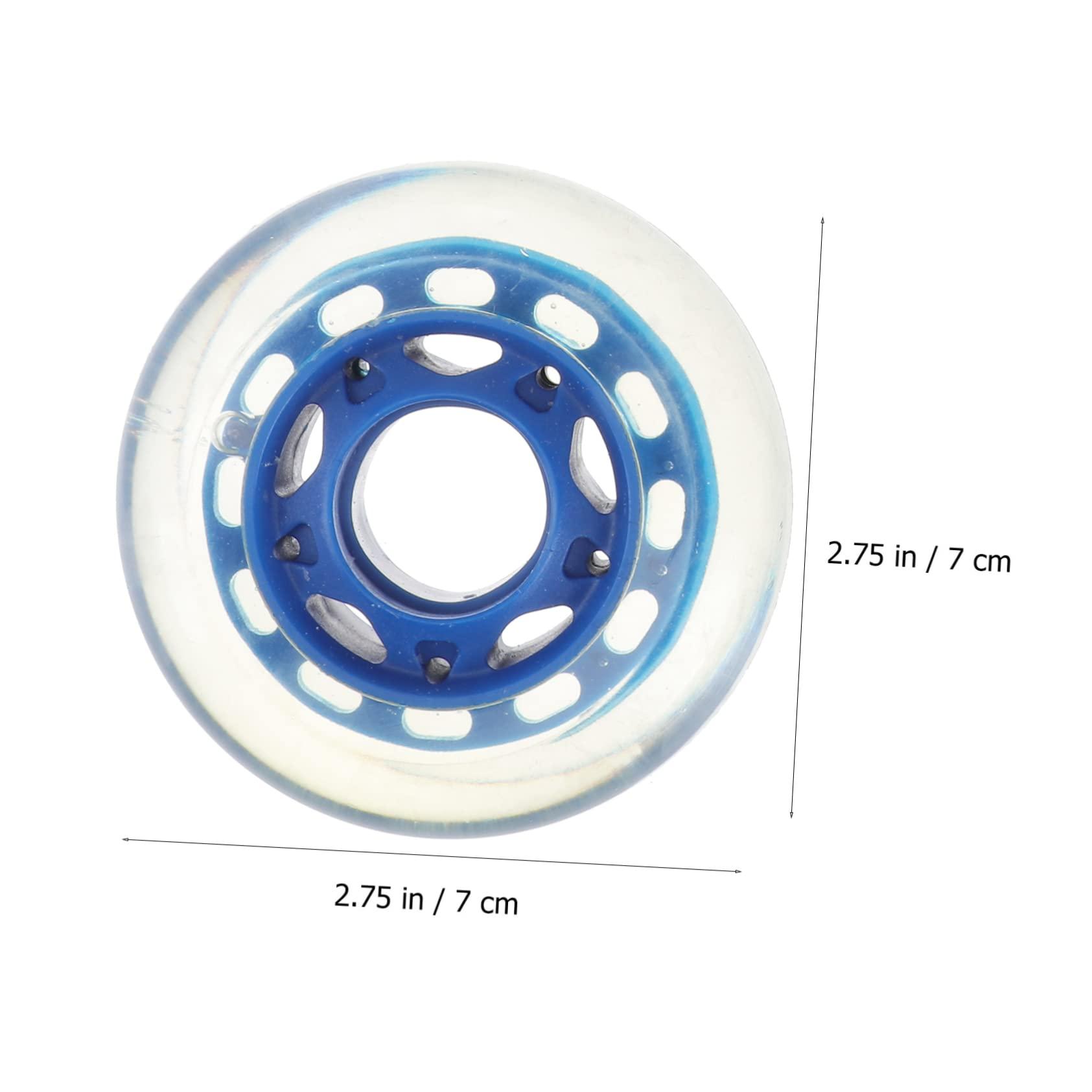 BESPORTBLE BESPORTBLE 4pcs Pulley Skates Accessories Skateboard Replacement Parts Outdoor Skates Indoor Roller Skate Wheels Inline Roller Wheels High Elasticity Child Polyurethane Pu Supplies