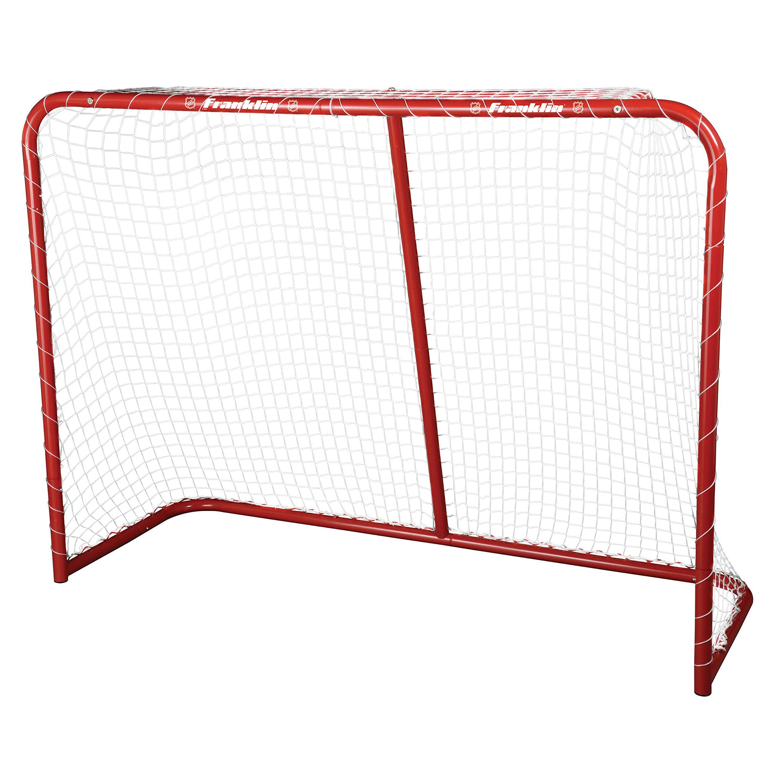 Franklin Sports Franklin Sports Youth Street Hockey Net - Indoor Outdoor Steel Hockey Goal for Kids Roller Street - Portable Junior Goal - 54\" Inches