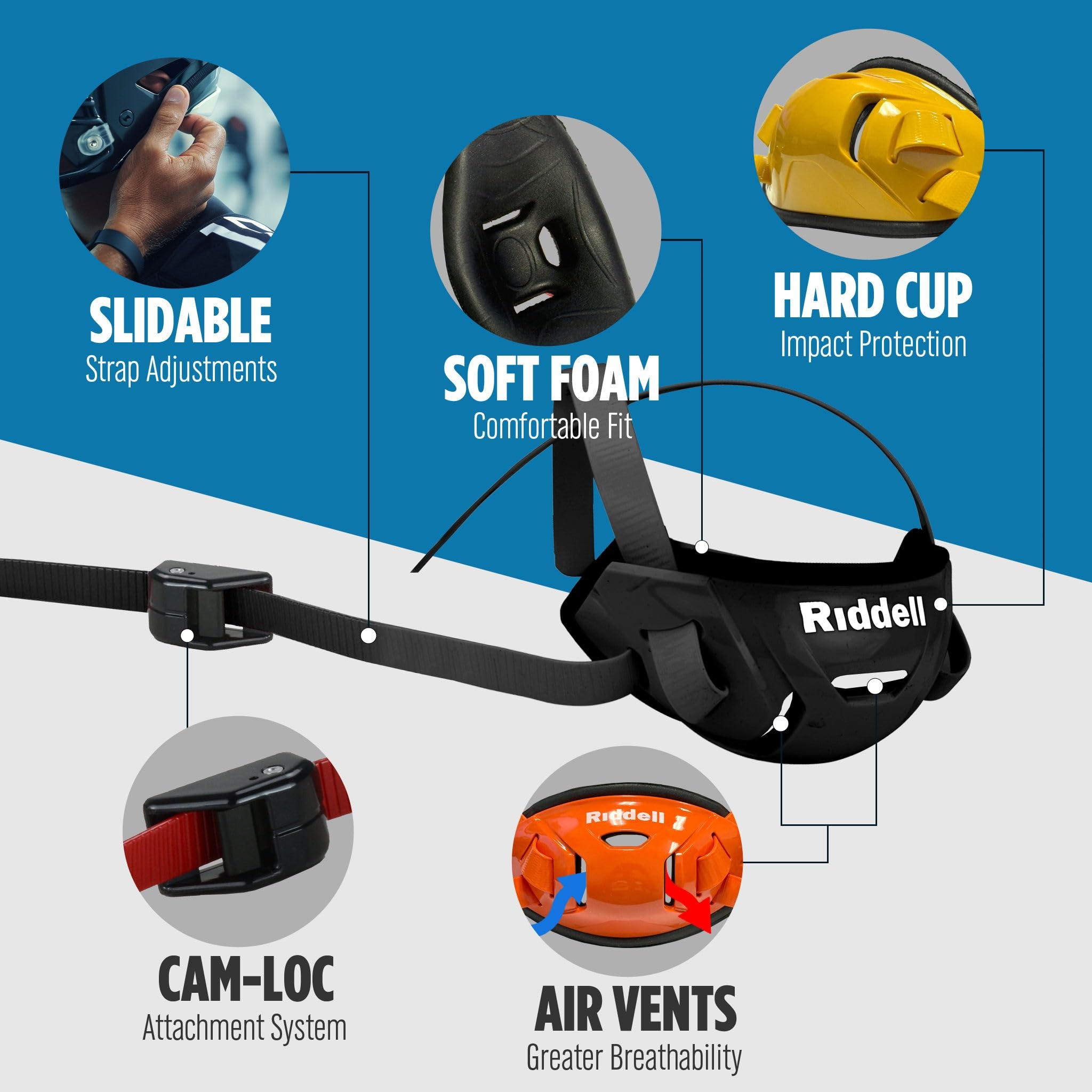 Sports Unlimited Sports Unlimited Riddell SpeedFlex Cam-Loc Hard Cup Football Chin Strap 2.0, SpeedFlex Chin Strap for Football Helmet