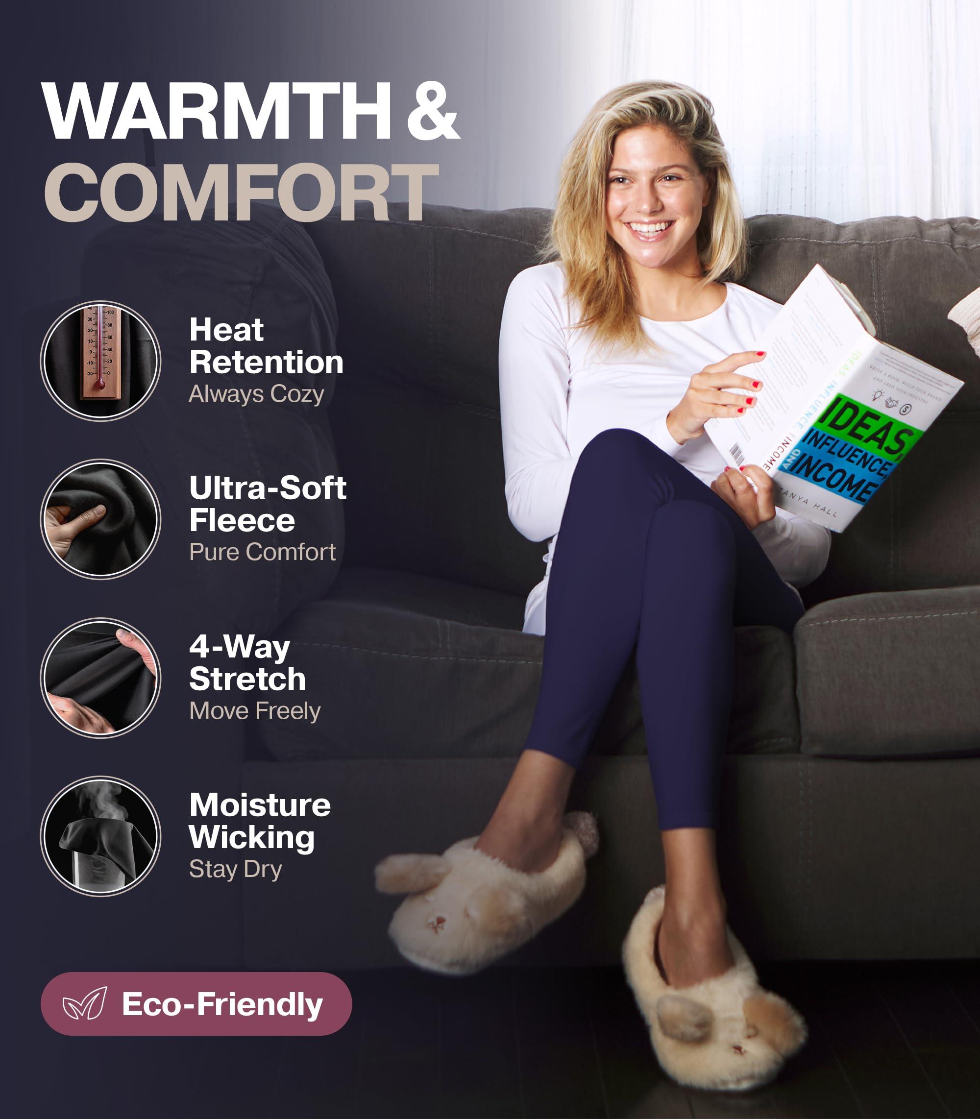 Thermajane Thermajane Scoop Neck Long Sleeve Thermal Shirts for Women Cold Weather, Womens Thermal Underwear Tops, Base Layer Women Thermal (Olive Green, 2X-Small)