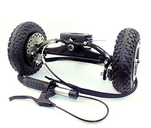 L-faster L-faster Mountainboarding Skateboard Trucks Offroad Boarding Spring Truck with Brake All Terrain Longboard Brake System (Brake Truck only)