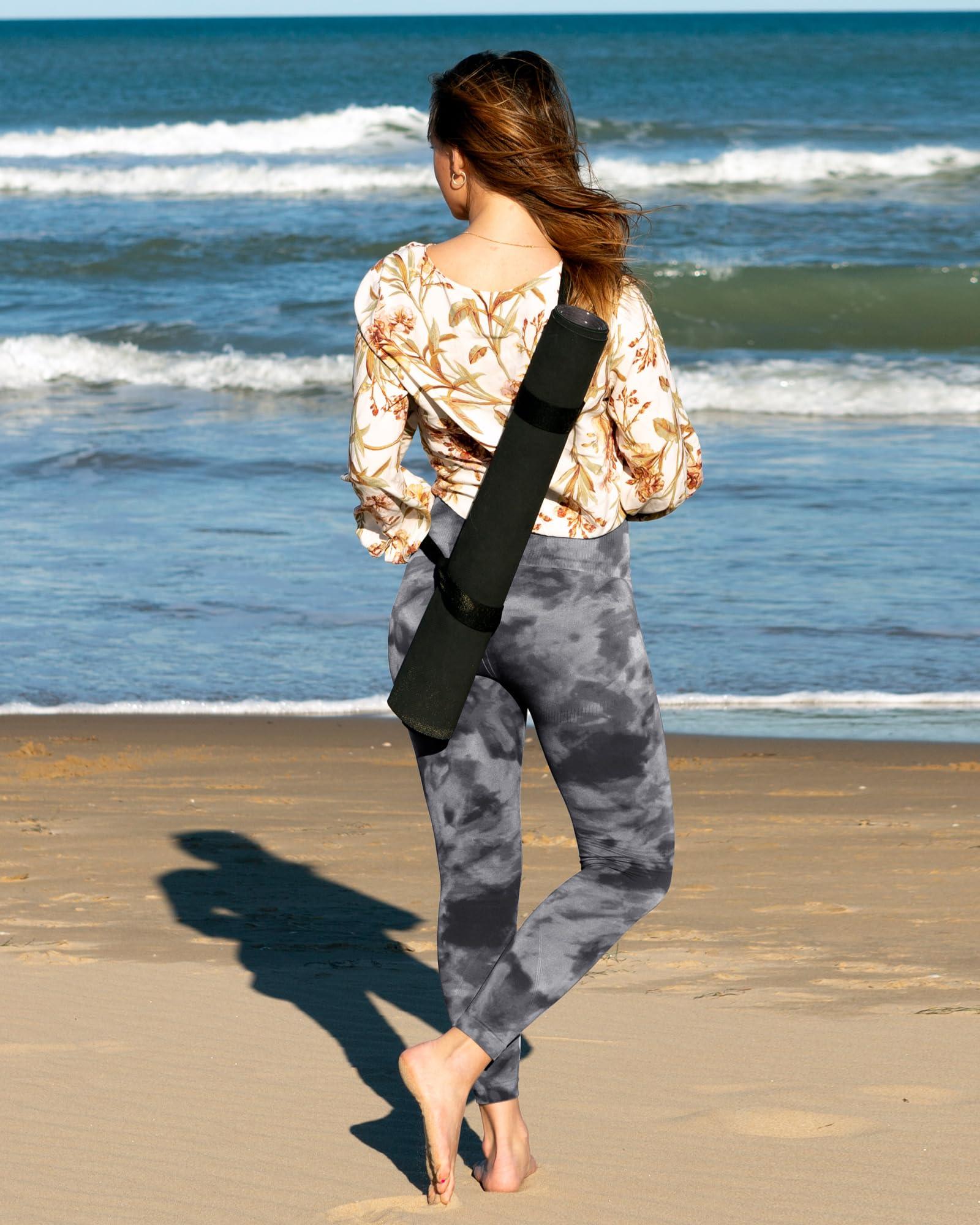 Syrinx High Waisted Leggings for Women - Soft Athletic Tummy Control Yoga Pants for Cycling Dance Tights