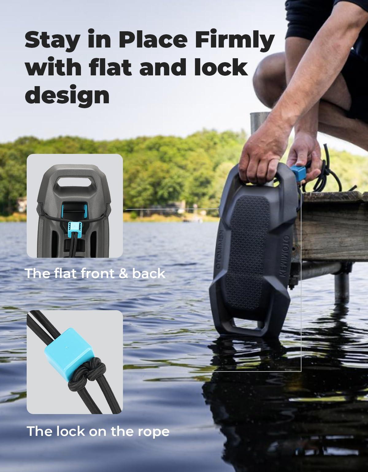 KEMIMOTO KEMIMOTO Boat Fenders Boat Bumpers for Docking Upgraded Boat Fenders Bumpers, Fit for Bass Boat and Jon Boat, etc