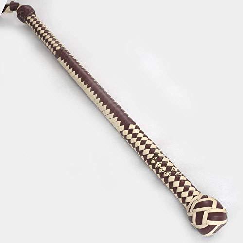LB\'S WHIP Stockwhip 05 Foot 16 Plaits Kangaroo Hide Leather Equestrian Australian Stock Whip with Leather Belly & Leather Bolster Inside