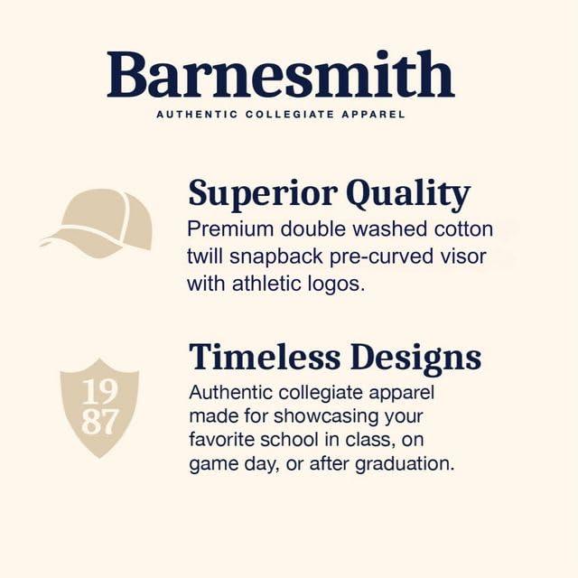 Barnesmith Barnesmith Marshall University Thundering Herds Adjustable Trucker Hat Unisex Adult Relaxed Fit, Sideline Logo, Black/White, One Size Fits All