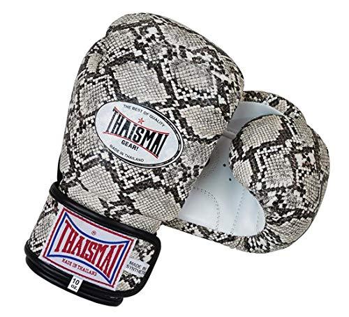 Thaismai THAISMAI Muay Thai Style Vectro Straps Boxing Gloves Python Skin Pattern with Polyurethane Synthetic Leather Material (14)