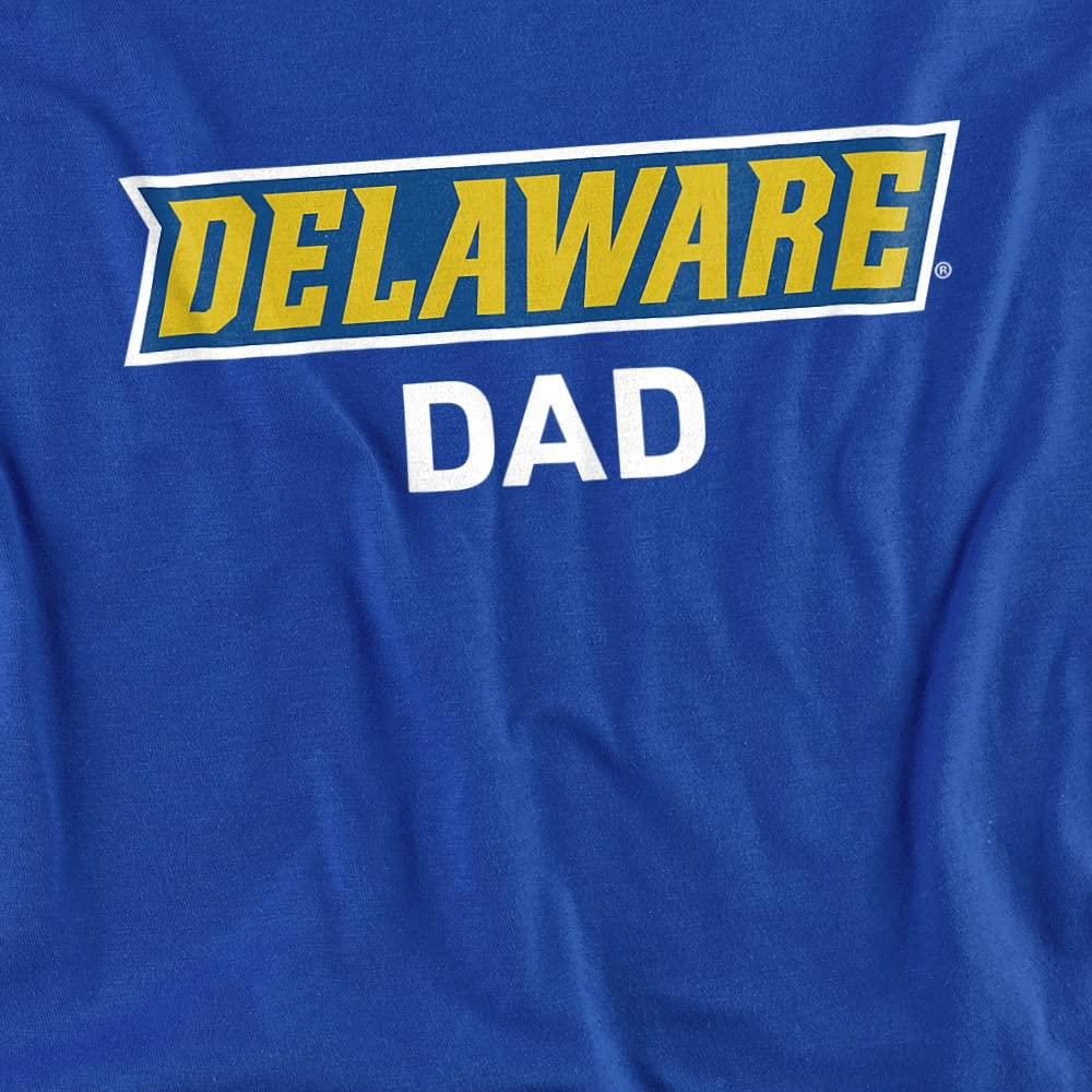 LOGOVISION University of Delaware Official Dad Unisex Adult T Shirt, Royal Blue, 4X-Large