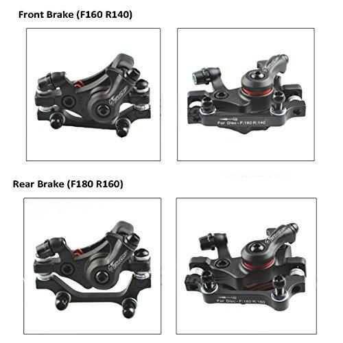 SENQI SENQI Bike Disc Brake Mechanical Cycling Bicycle Front Caliper (Black)