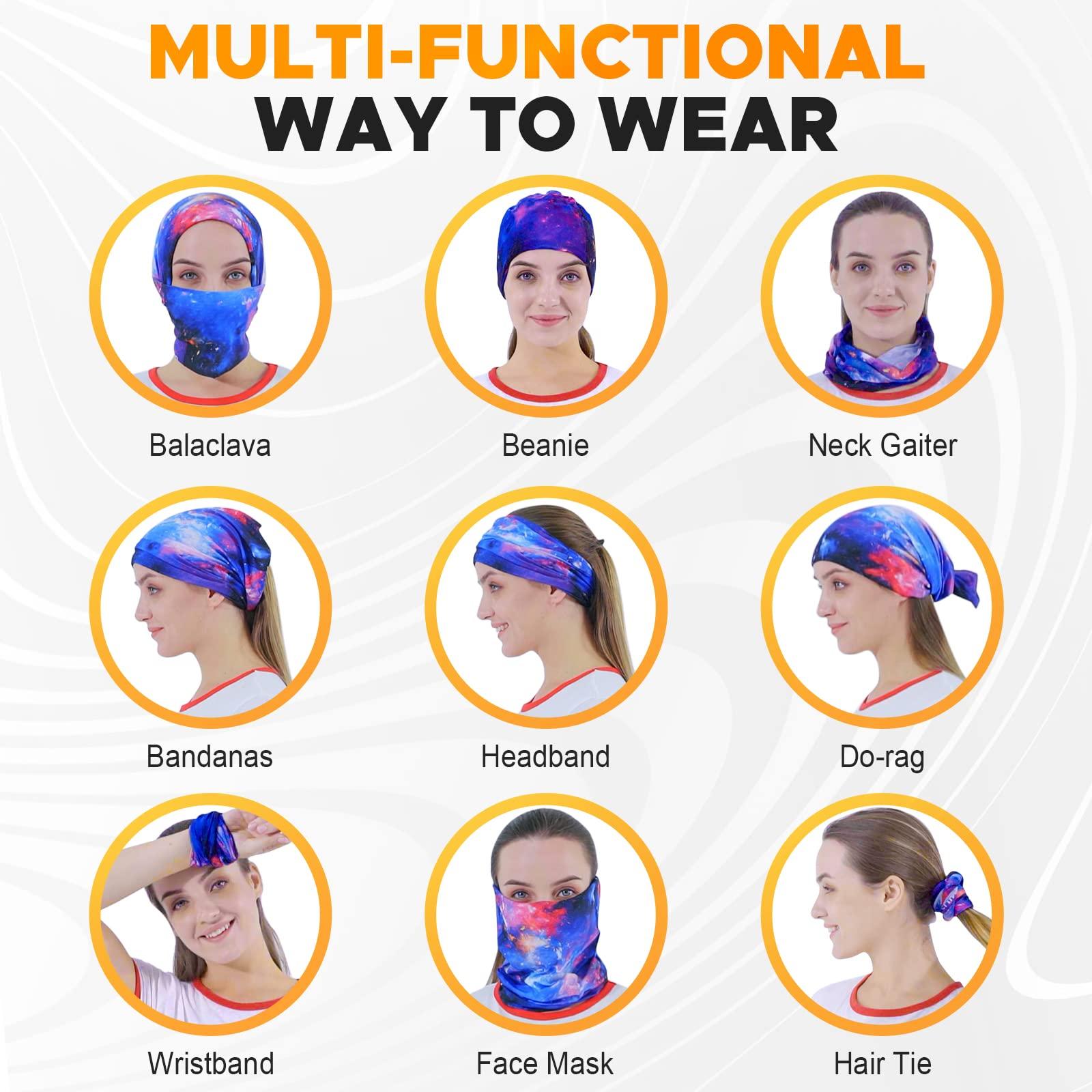 JOEYOUNG JOEYOUNG Headwear, Bandana, Neck Gaiter Head Wrap Headband Balaclava Magic Scarf