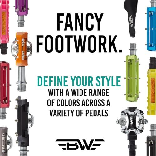 BW USA BW USA Rock Garden Combo Pedals Dual Sided MTB Platform and SPD Compatible Bike Pedals