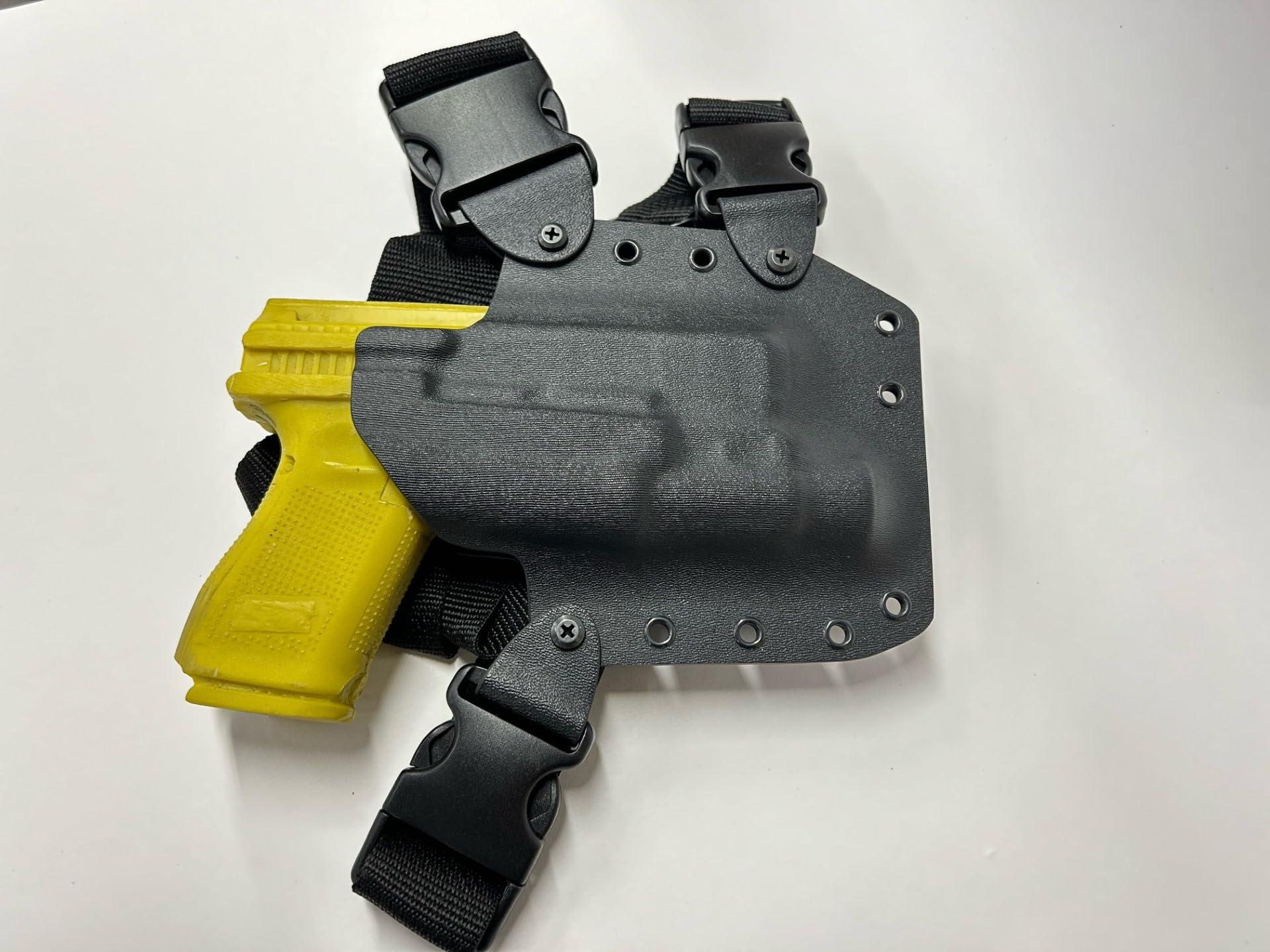 HOSKING HOLSTERS 208-816-9892 Chest Holster for Glock Models with TLR1 Gen 5 (Glock 17/22, Left)