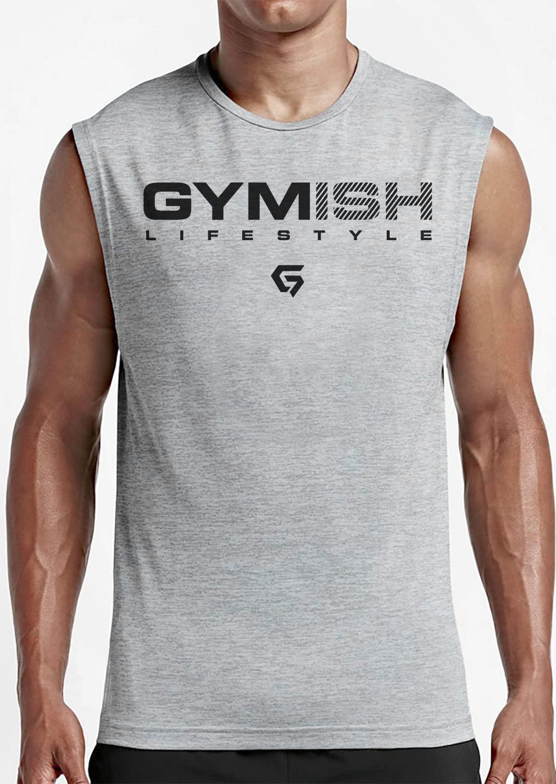 Gymish Lifestyle Funny Gym Tank Tops Mens Sleeveless Workout Lifting Shirts Muscle Deadlift Squat (XX-Large, 047. Gymish Lifestyle v2)