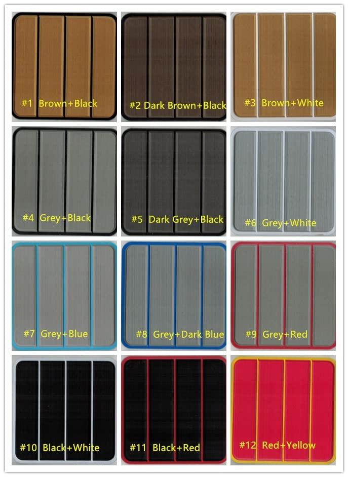 NineFit Basics Boat EVA Faux Teak Decking Floor Compatible with 2018 Monterey 196 MS Swim Platform