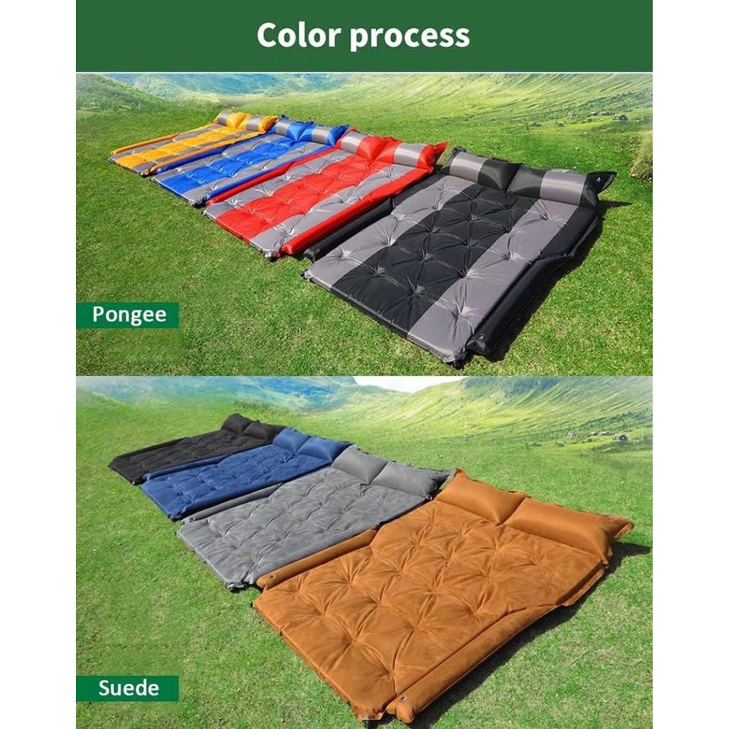GHUNT GHUNT Car Air Mattress for Chevrolet SUV Traverse Equinox Captiva/Windstorm Trailblazer Trax Tahoe Suburban SUV 2006-2024, Inflatable Air Mattress Thick Air Bed Travel Camping Outdoor Activities