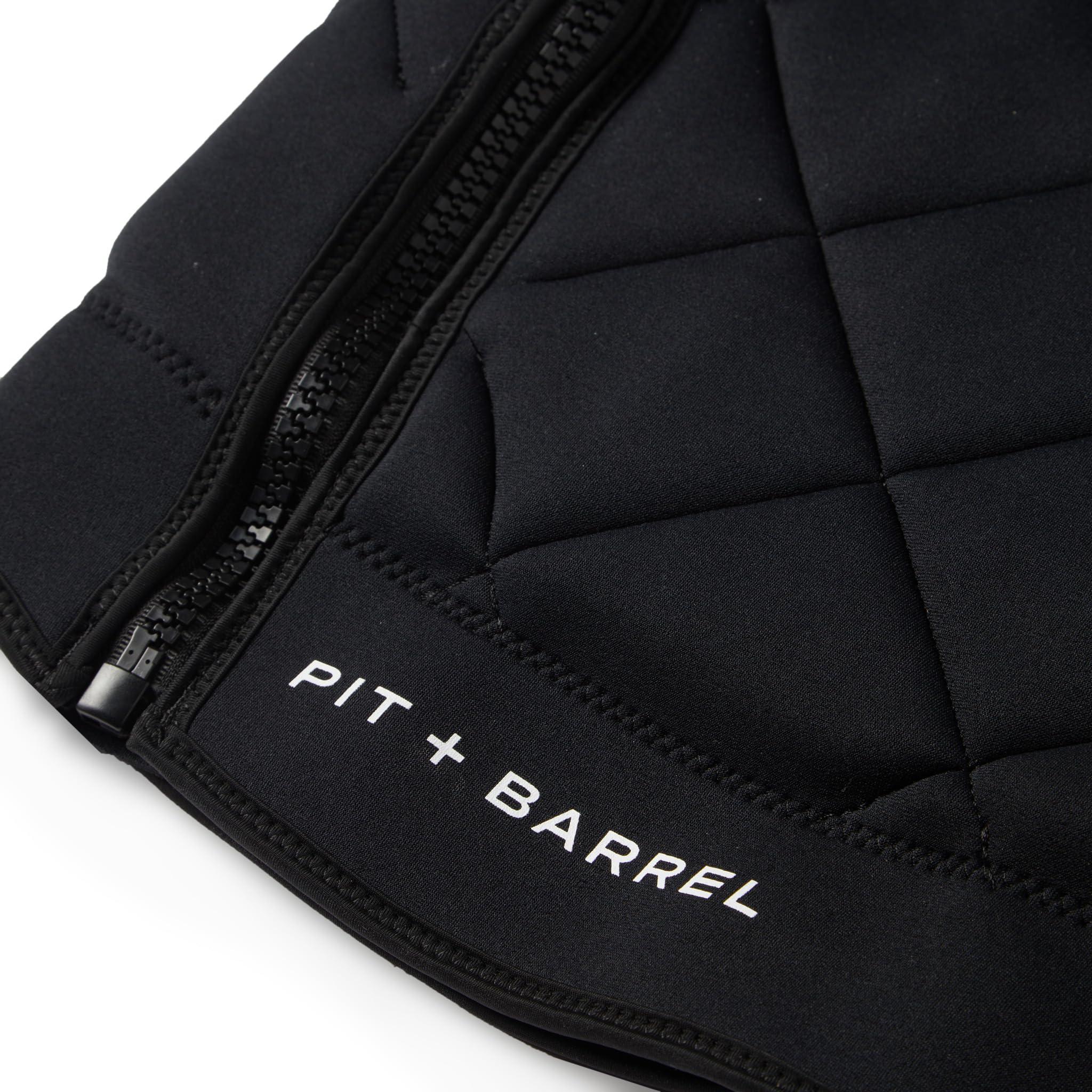 PIT AND BARREL Mens Neoprene Wakesurf Impact Vest for Boating by Pit + Barrel Wake Surf Co. - Designed for Wake Surf and Skimboard, but Great for All Watersports Activities! Lightweight, Durable, and Timeless Style.