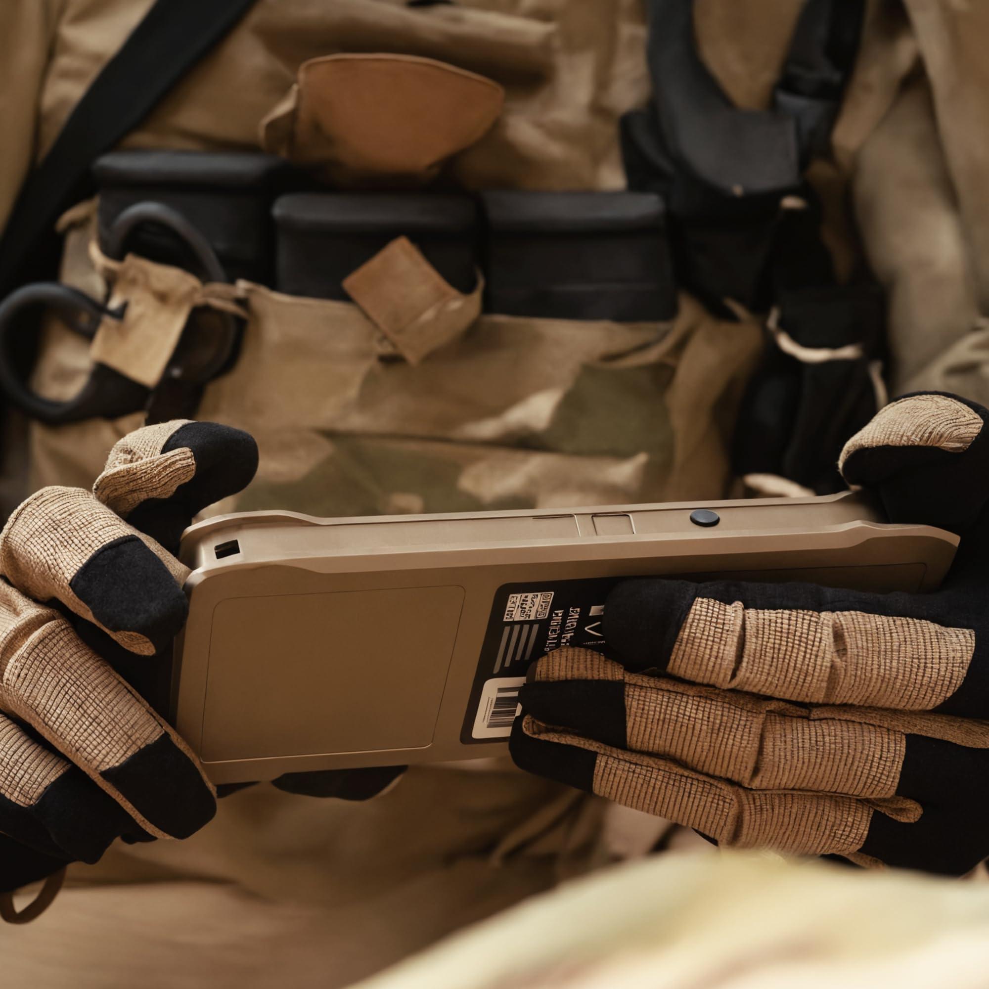 PIG PIG Alpha Full Dexterity Tactical Gloves for Shooting, Touchscreen Compatible, Breathable, 1 Pair, Multicam, X-Large