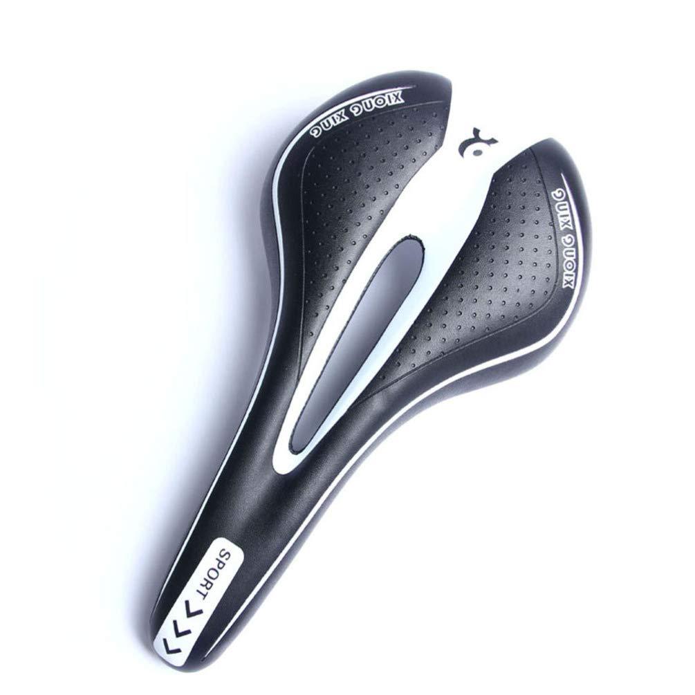 BESPORTBLE BESPORTBLE Exercise Bike Exercise Seat Bike Seat Comfortable Replacement Folding Saddle for Adult Kids Cycling Mountain Bikes Road Bikes Black White Collapsible Seat Kids Bike Bike