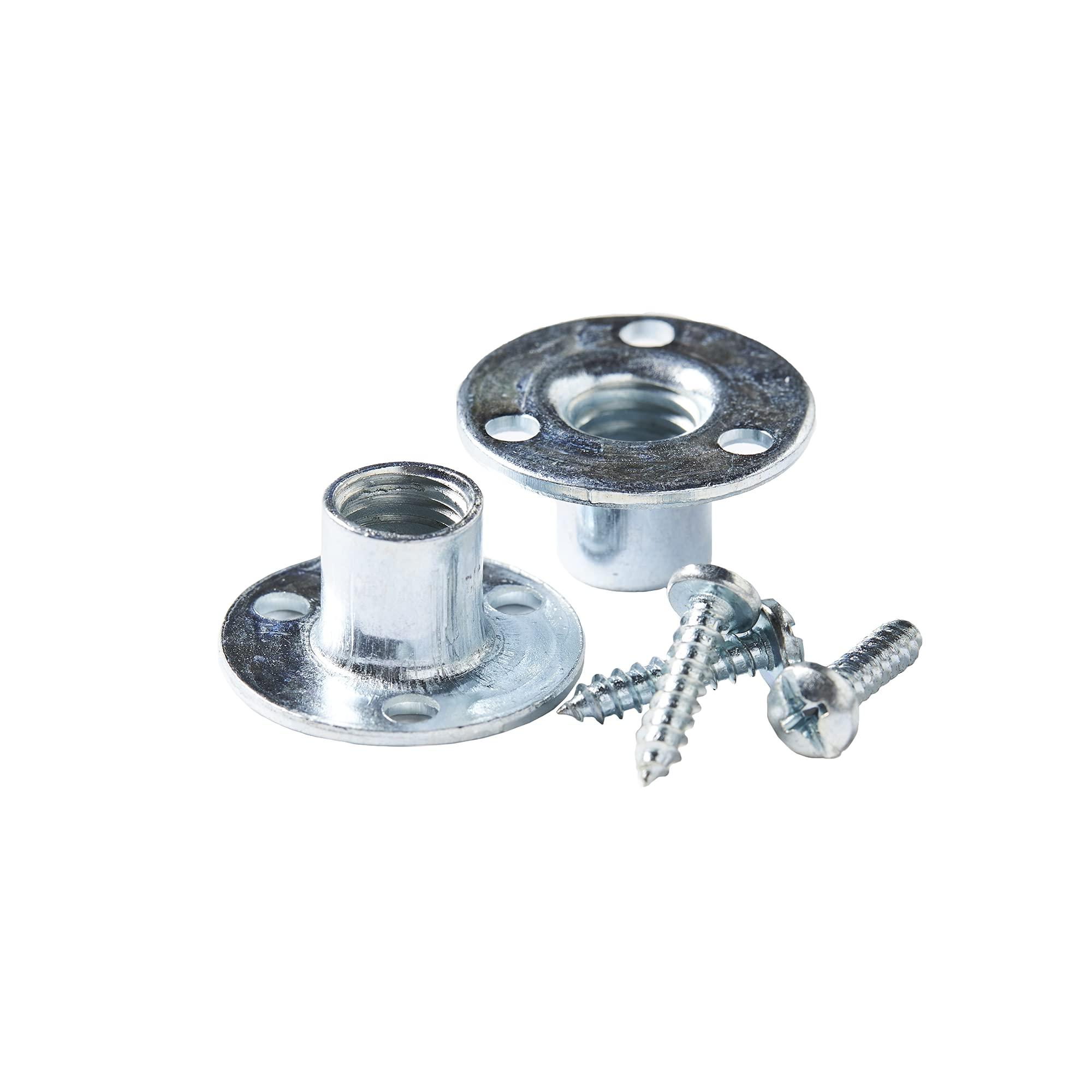 Escape Climbing Escape Climbing 100 Pack Screw-in T-Nuts | Durable Steel Hardware for Rock Climbing Holds | Easy Installation with Screws Included