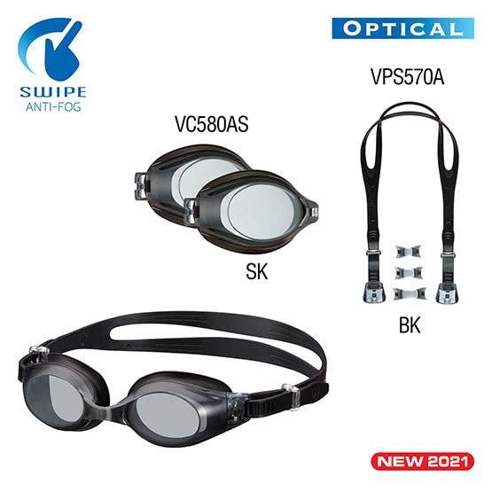 101 BEACH 101 BEACH Swipe Swimming Gear Optical Swim Goggles (Mixed Strengths)