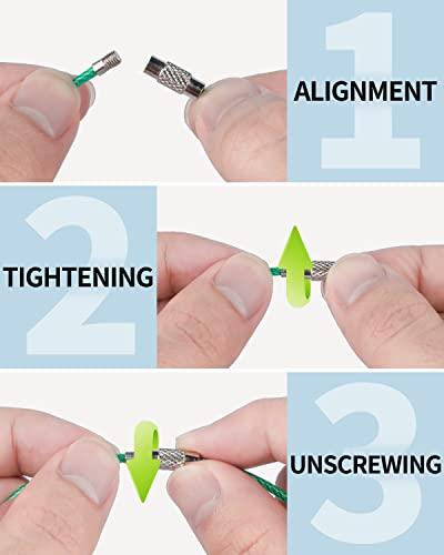 Uniclife Uniclife 4 Inch Wire Keychain Cable in 6 Assorted Colors Large Stainless Steel Key Ring Loop Holder for Outdoor Hiking Heavy Duty Connectable Luggage Tag Keeper for Sport and Travel, 20 Pack