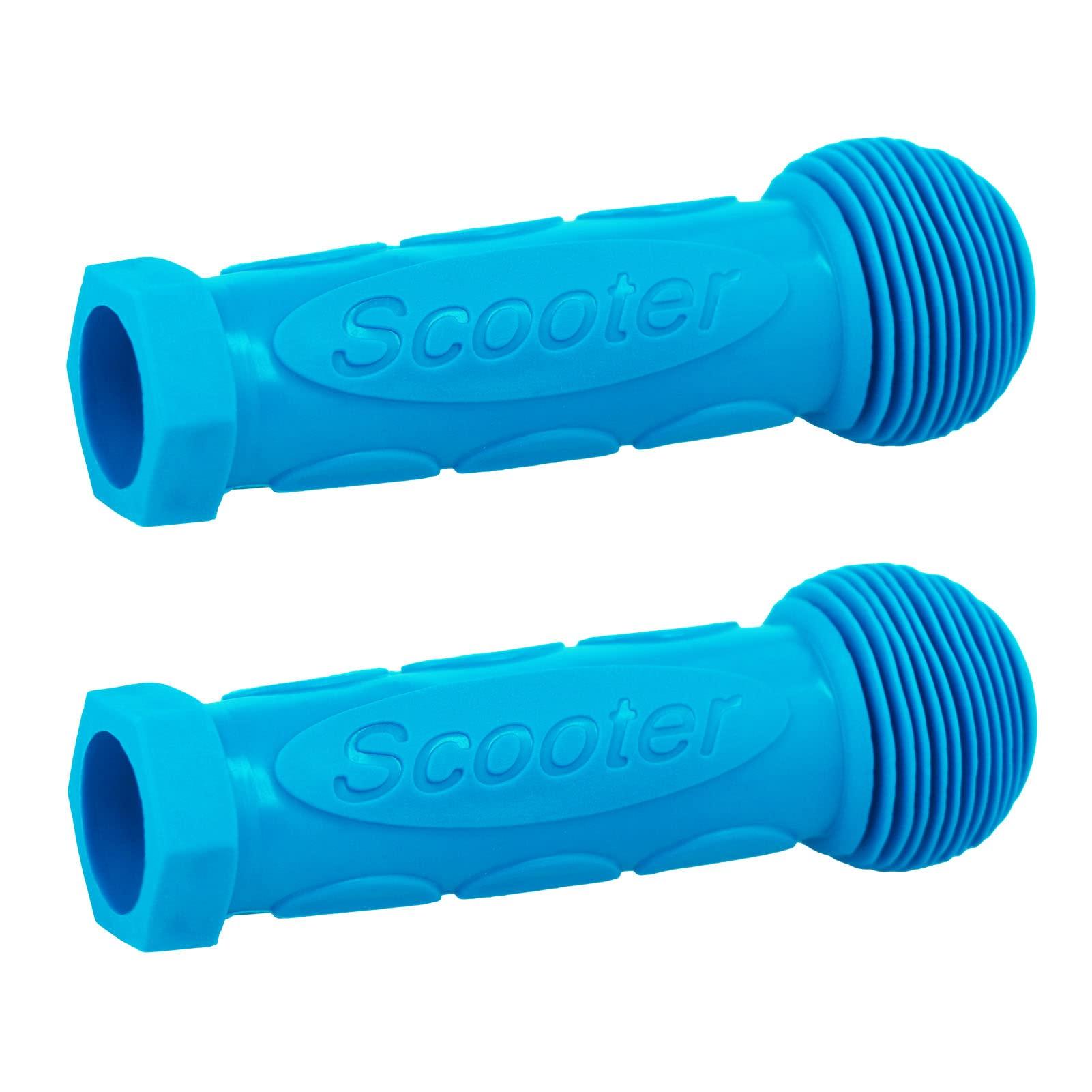 Gladeer Gladeer Kids Scooter Handle Grips Replacement Handlebars for 2/3/4 Wheeled Child Kick Scooters Bike Rocking Car, 2-Pack (Sky Blue)