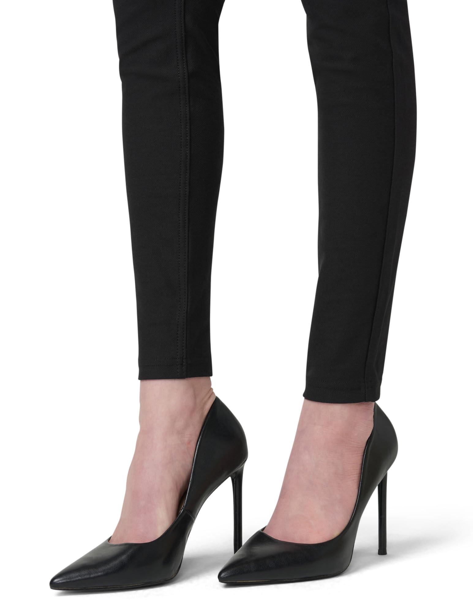 HUE HUE Women's Essential Denim Leggings, Black, Medium