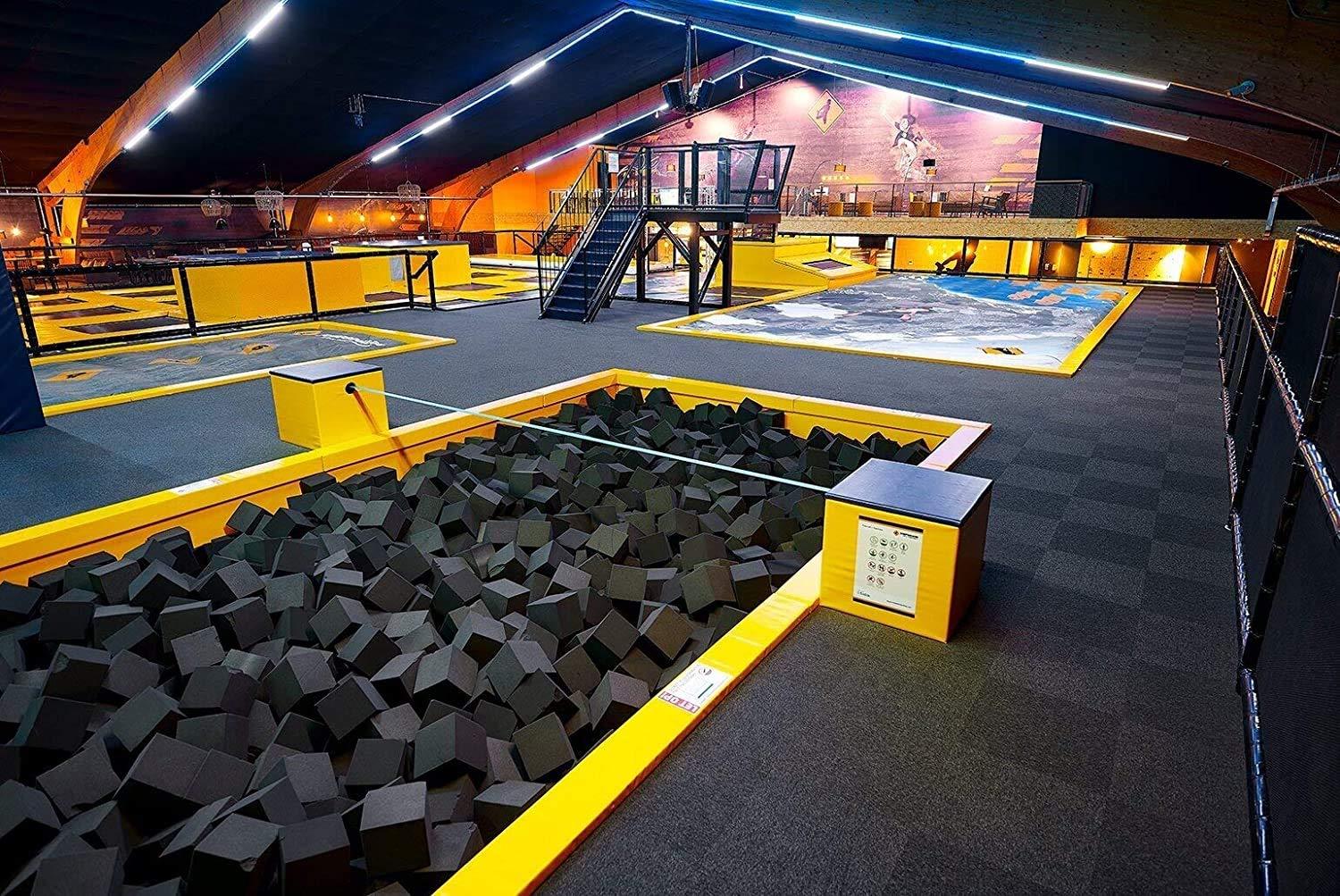 Foamma Foamma Charcoal Foam Pit Cubes/Blocks 9 x 9 x 9 20 Pack for Gymnastics, Freerunning and Parkour Courses, Skateboard Parks, BMX, Trampoline Arenas