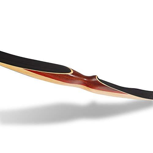 KAINOKAI KAINOKAI 54\" Traditional Laminated Recurve Bow/Archery Amercian Hunting&Target Horse Bow/Longbow Most Arrows fits,15-55 lbs for Kids Teens & Adults