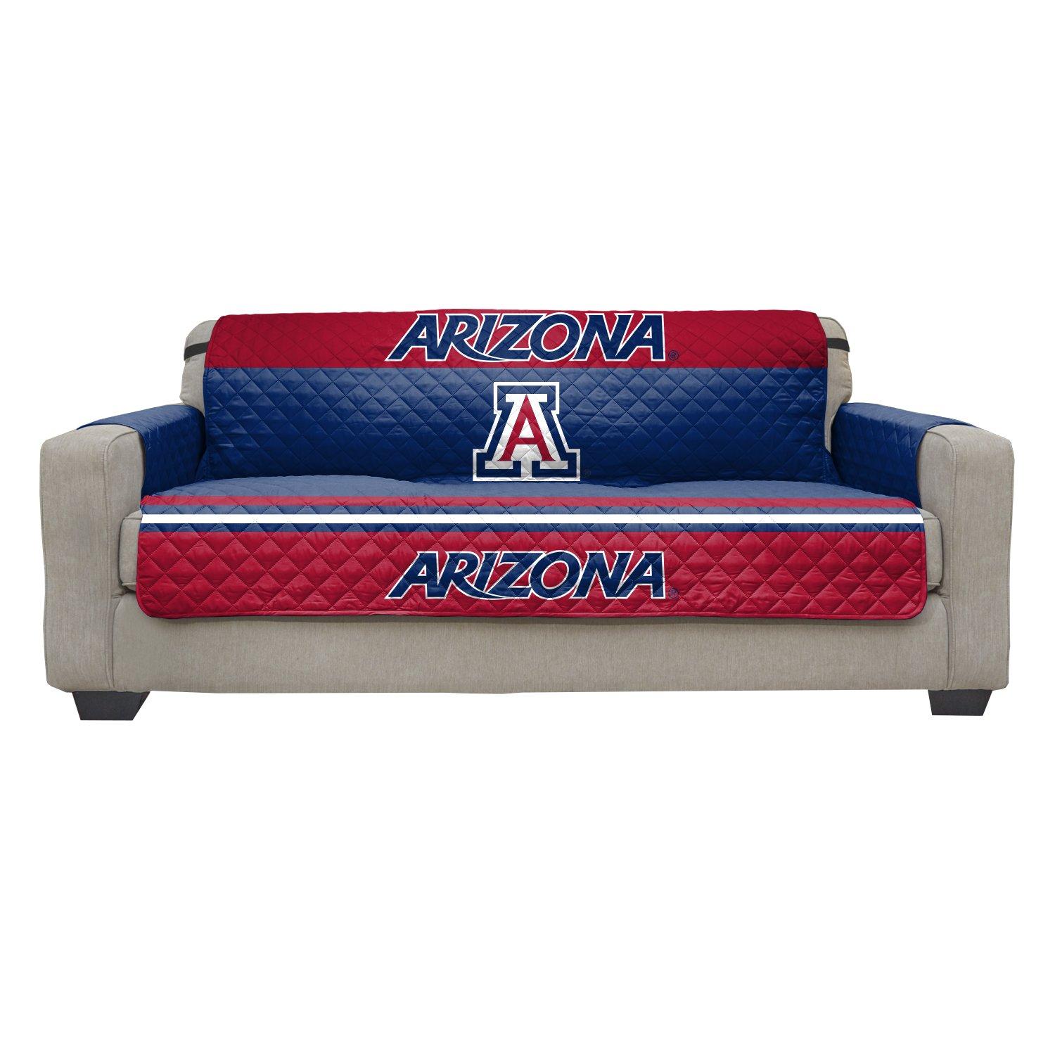 Pegasus Sports Pegasus Sports NCAA Microfiber Furniture Protector Cover with Elastic Straps, Sofa, Arizona Wildcats
