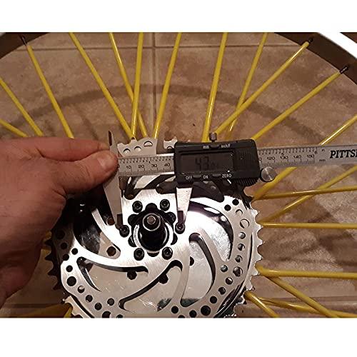 Teyssor Teyssor 140mm 160mm 180mm 203mm Bike Disc Brake Rotor with 6 Bolts Fit for Road Bike Mountain Bike BMX MTB