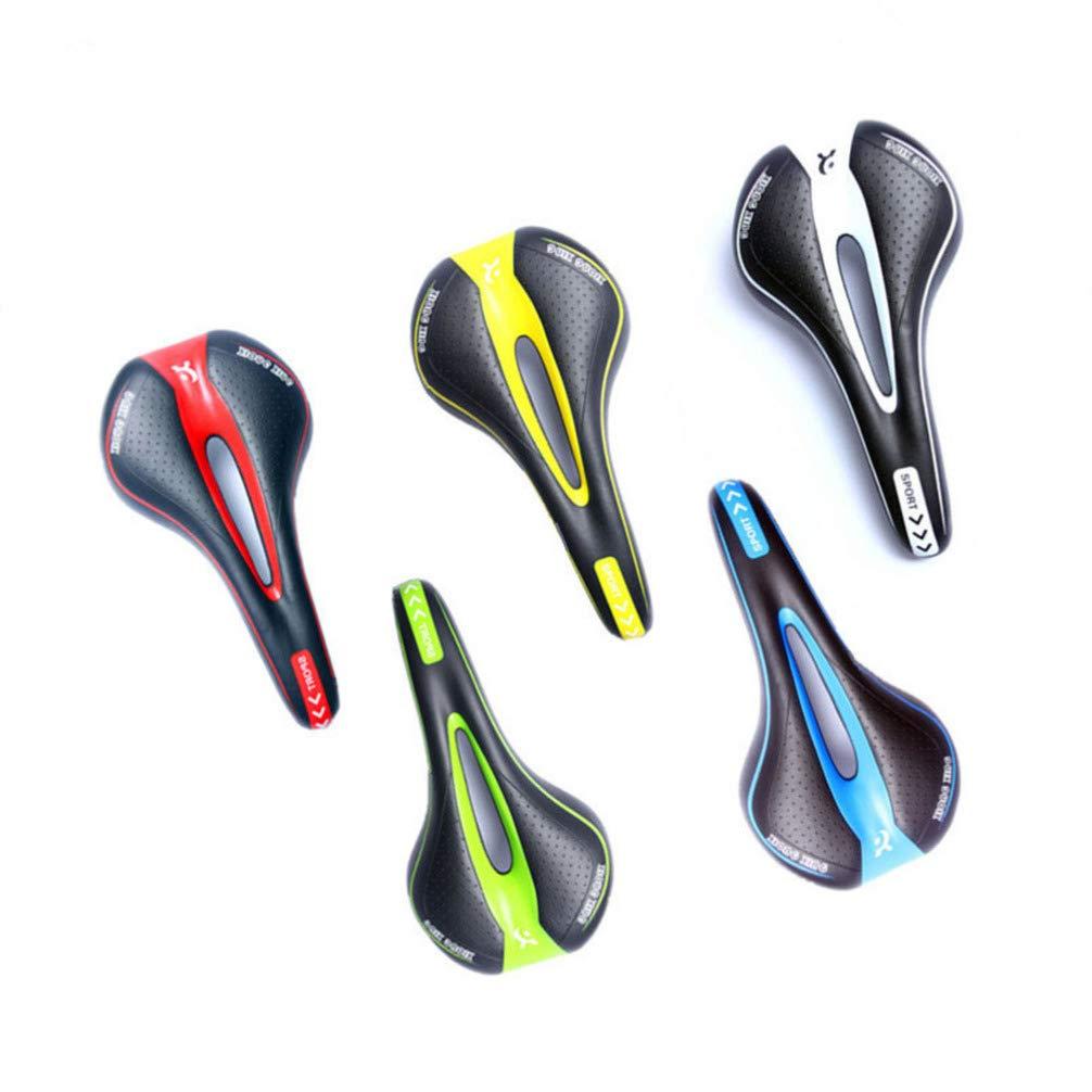 BESPORTBLE BESPORTBLE Exercise Bike Exercise Seat Bike Seat Comfortable Replacement Folding Saddle for Adult Kids Cycling Mountain Bikes Road Bikes Black White Collapsible Seat Kids Bike Bike