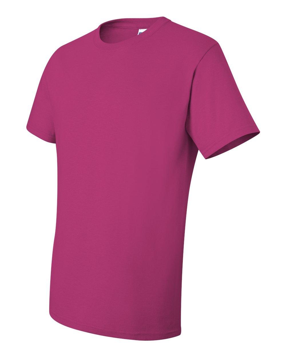 Jerzees Jerzees Mens DRI-POWER Active Short Sleeve Crew T-Shirt, JZ29MR, 4X, Cyber Pink