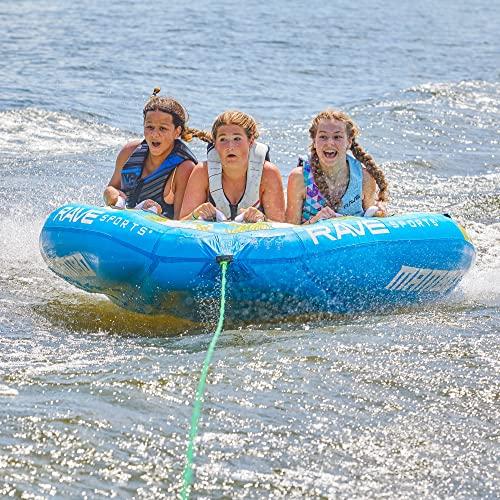 RAVE Sports RAVE Sports Mambo Boat Towable Tube - Inflatable Boating Tube for 1-3 Riders