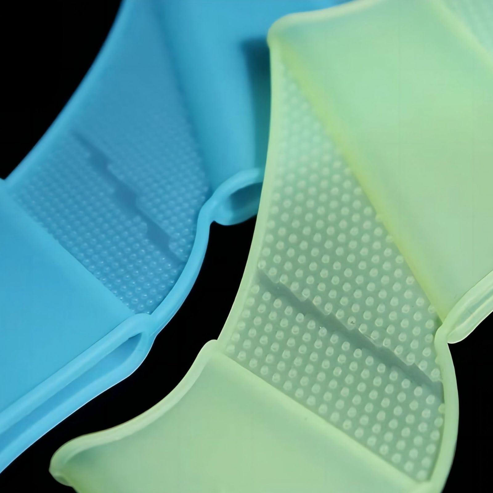 Luxetoys A Pair of Swimming Webbed Fingers and Webbed Hands with Silicone Swim Gear for Easier Swim (Yellow, S)