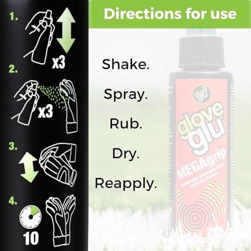 Glove Glu gloveglu MEGAgrip Goalkeeper Glove Grip Spray (120ml (4fl oz))