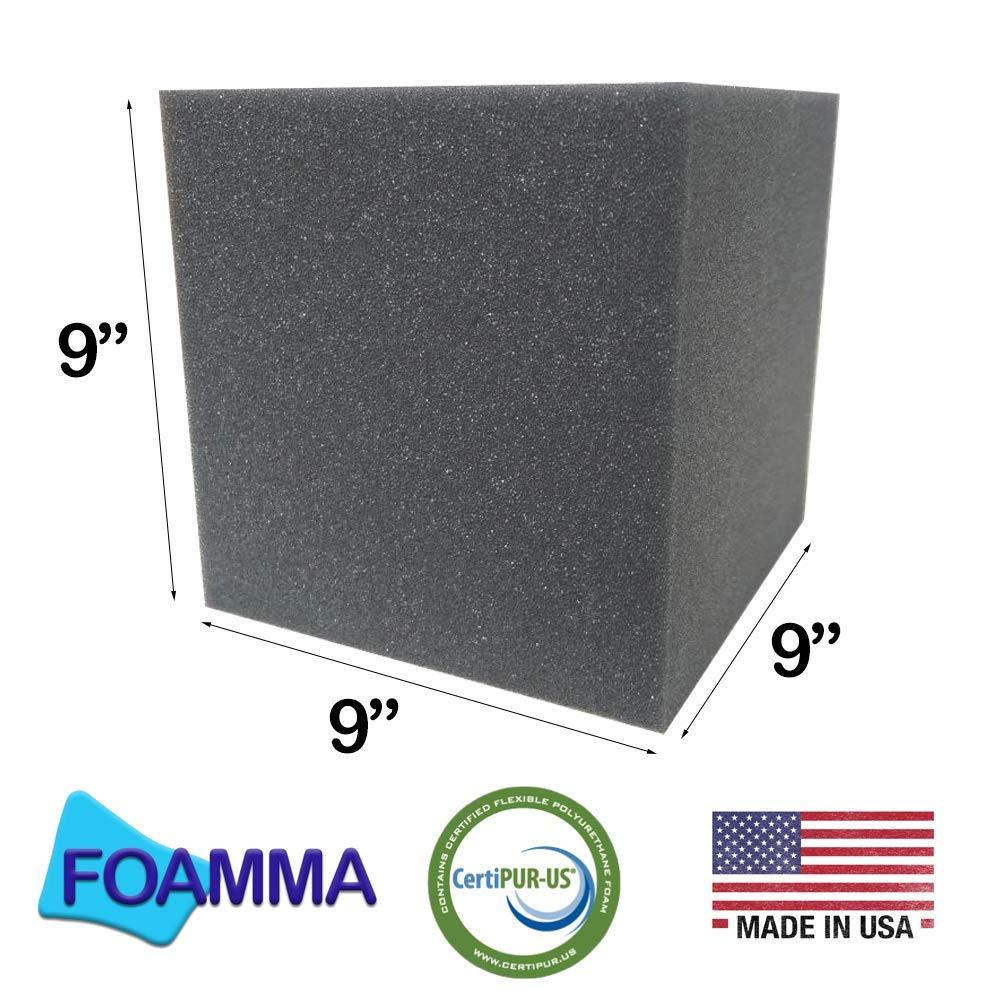 Foamma Foamma Charcoal Foam Pit Cubes/Blocks 9 x 9 x 9 20 Pack for Gymnastics, Freerunning and Parkour Courses, Skateboard Parks, BMX, Trampoline Arenas