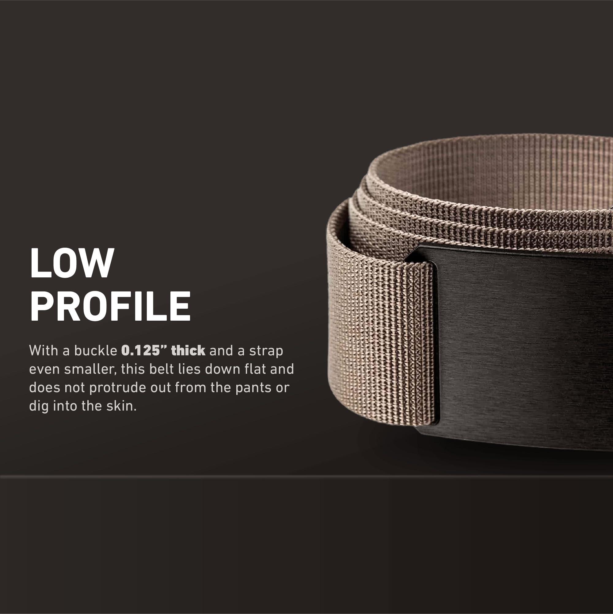 GRIP6 GRIP6 Ninja Belt: Durable Belts for Men & Women, Versatile Nylon Tactical Belt for Work, Golf, Casual & Outdoor Use