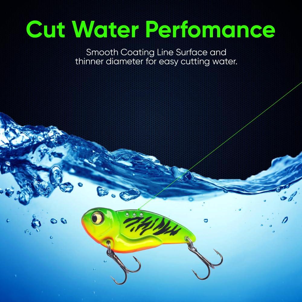 Soloking SOLOKING X8 Braided Fishing Line 109/165Yards Freshwater Saltwater PE Line for Fishing 12LB-40LB Super Smooth Multifilamemement (Green-150m/164Yards, 3.0# 40LB 0.285mm)