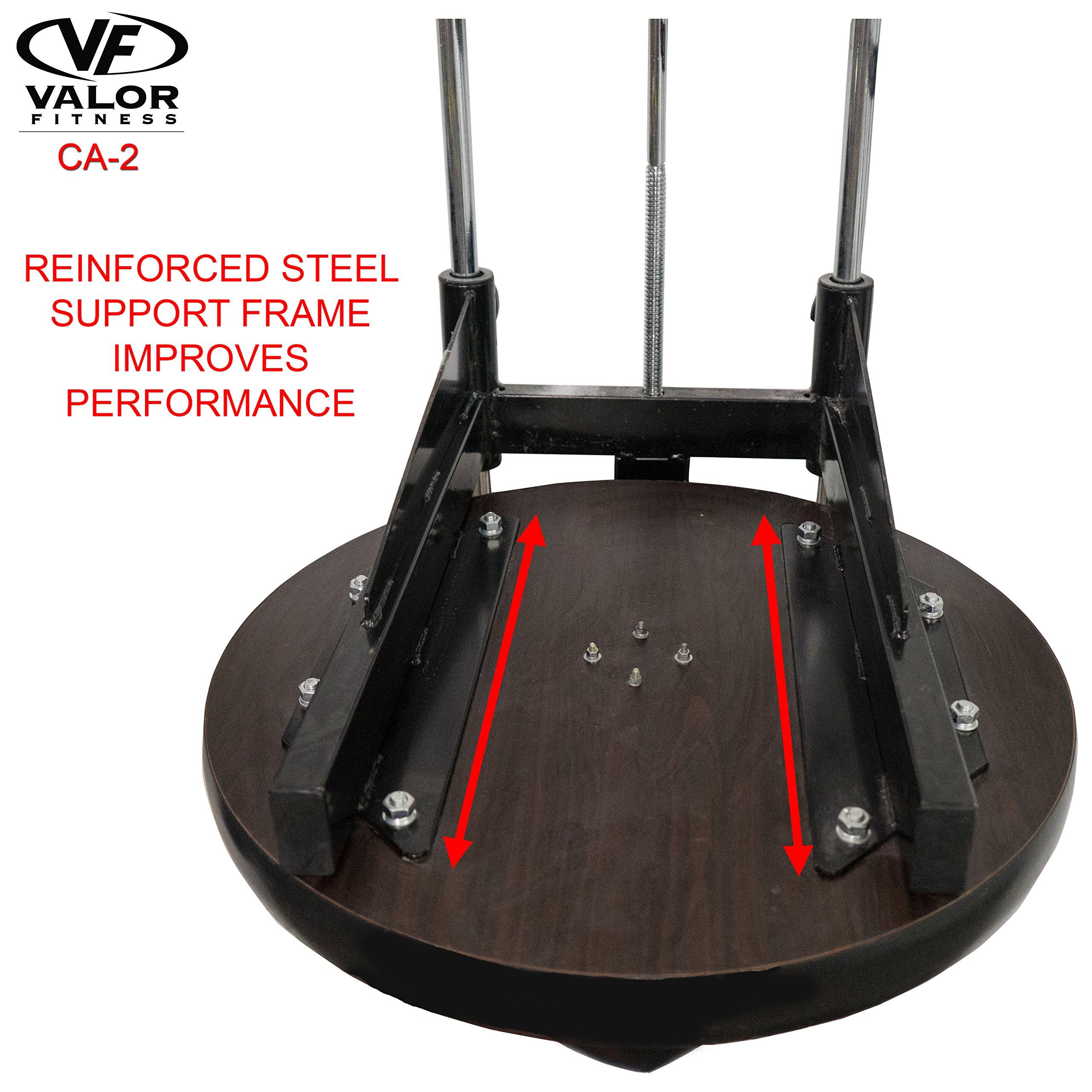 Valor Fitness Valor Fitness CA-2 Adjustable 1” Boxing Speed Bag Platform with Wheel Crank for Easy Adjustment, Speed Bag Included