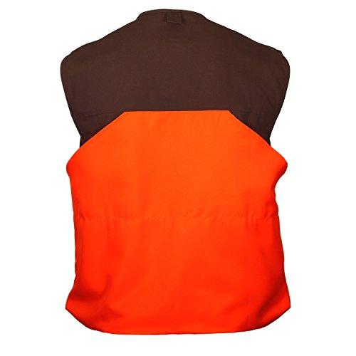 Gamehide Gamehide Switchgrass Upland Field Bird Hunting Vest (Chestnut Brown/Orange, Large)