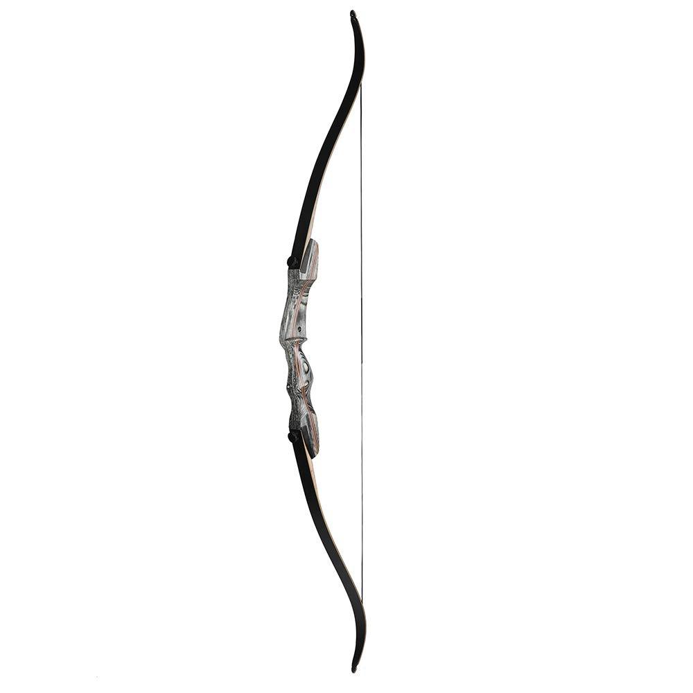 OEELINE OEELINE Airobow Recurve Bow and Arrow Set,Takedown Archery Bow 62 inch Hunting Bow Right Hand Draw Weights in 25-55 lbs,35lbs