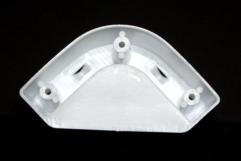 JSP Manufacturing Boat Marine Cooler Mounting Kit for Yeti Igloo Engle Coleman (Set of 4) Black or White (White)