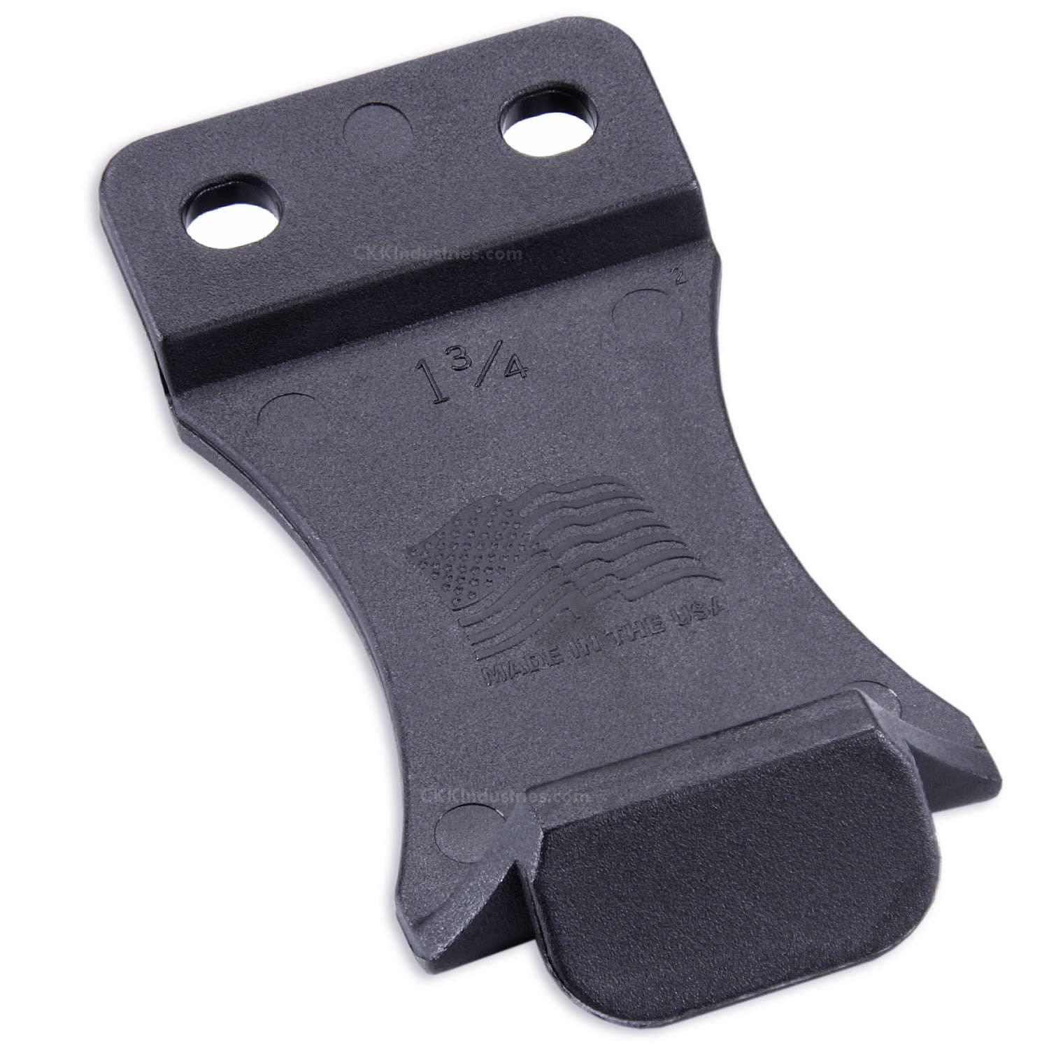 Holstex KYDEX Belt Clip for Holsters & Sheaths (w/2nd Amendment - Stars Engraving) - (Fits 1.75in Belts) - (Inside-The-Waistband/IWB) - (USA Made) - (1 Pack)