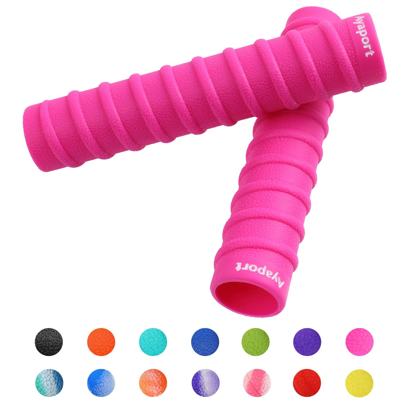 Ayaport Ayaport Kayak Paddle Grips Non-Slip Silicone Wraps Blister Prevention Kayaking Accessories for Take-Apart Paddles (Pink)