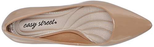 Easy Street Easy Street Women's Pointe Pump, Nude Patent, 10 X-Wide