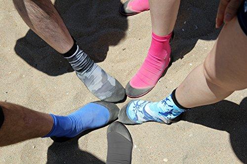 Tilos Tilos Sport Skin Socks for Adults and Kids, Protect Against Hot Sand & Sunburn for Water Sports & Beach Activities (4XS, Black)